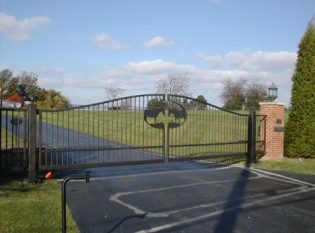 Driveway gate custom fabricated