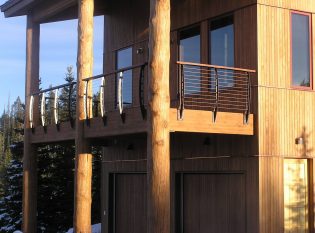 Heavy timber deck posts