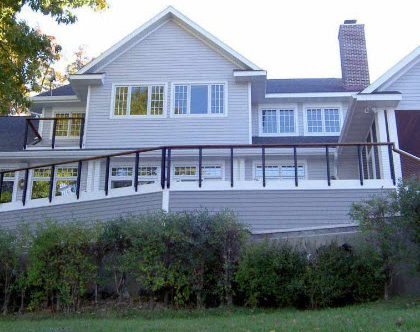 Prairie Style Cable Railing on Deck