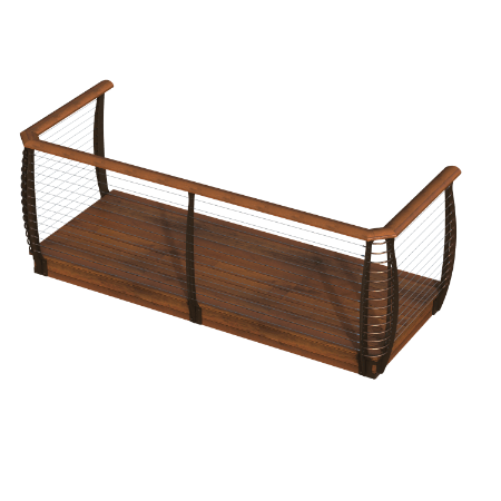 Keuka Style - Deck Assembly - Fascia Mount 