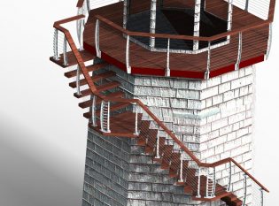 Light house rendering