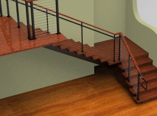 Lobby Railing Render3