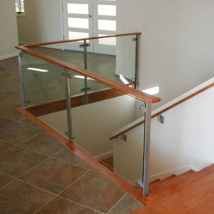 Glass Railing – Mineral, Virginia