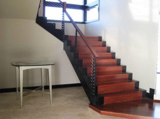 Modern Stair Red Rocks Home