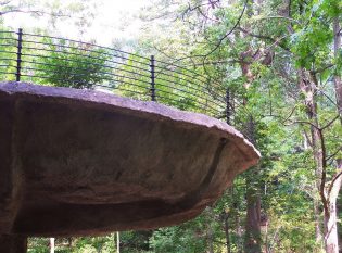 Mushroom House Patio Railings By Keuka Studios