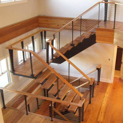 Interior Multi-Story Stairs – Nantucket, Massachusetts