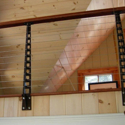 Cable Indoor Balcony Railing – New York, NY