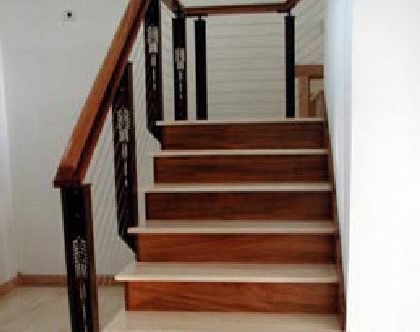 Modern Prairie Style Staircase Railing