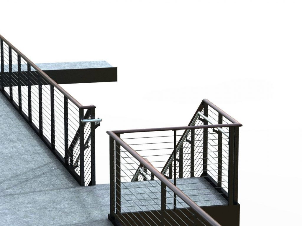 ADA compliant graspable handrails Jacksonville, FL Keuka Studios