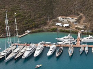 YCCS yachts in the British Virgin Islands.