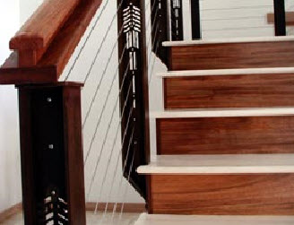 Avondale Estates, GA - Prairie Fascia Mount Stair Railing