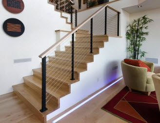 Denver, CO - Surface Mount Stair Railing