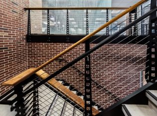 ADA Complient Graspable Stair Handrail