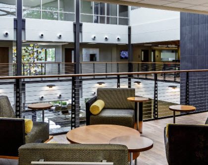 sitting area on balcony