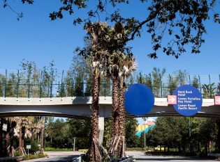 Universal Studios Orlando Flyover Pedestrian Bridge