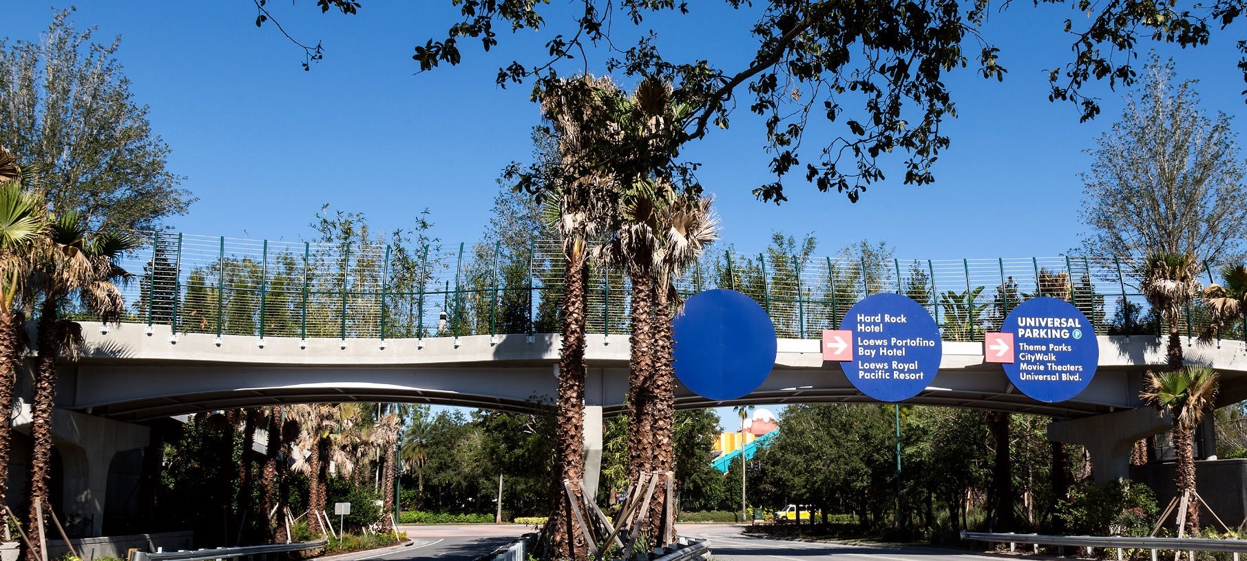 Universal Studios Orlando Flyover Pedestrian Bridge