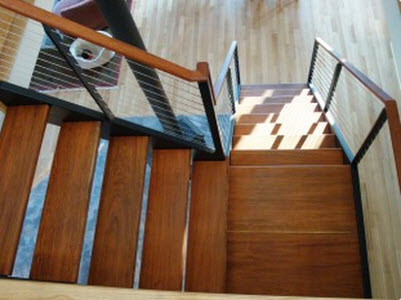 Stair with Brazilian Cherry treads