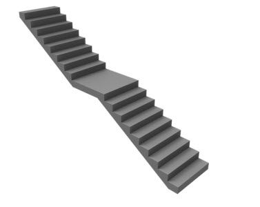 Qual é a diferença entre stairs e staircase ?