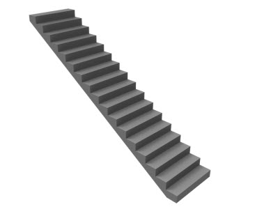 straight stairs