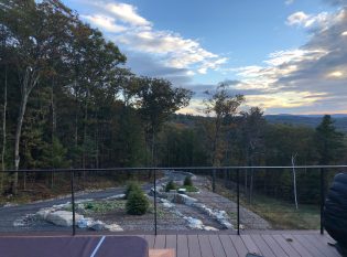 Exterior Deck Railing with slim posts