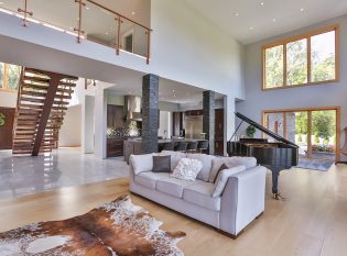 Open concept living room