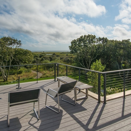 Rooftop Deck Cable Railing – Martha’s Vineyard, MA