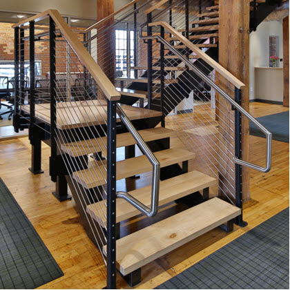 Commercial Stair Railing for Duke University