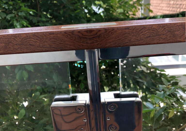 mirror poslish stainless steel railing