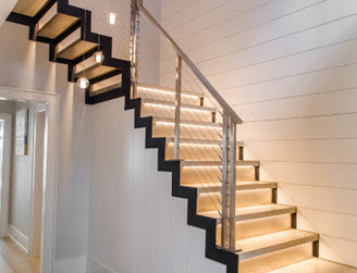 Greenwich, CT - Zig Zag Stair Stringers