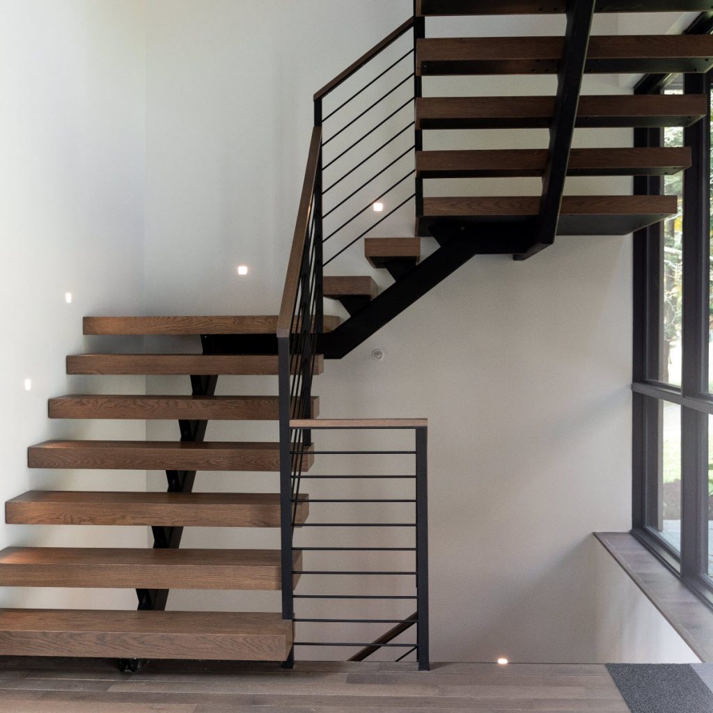 How Much Do Custom Floating Stairs Cost? - Keuka Studios