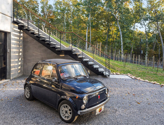 Shelter Island, NY - Exterior Cantilevered Stair