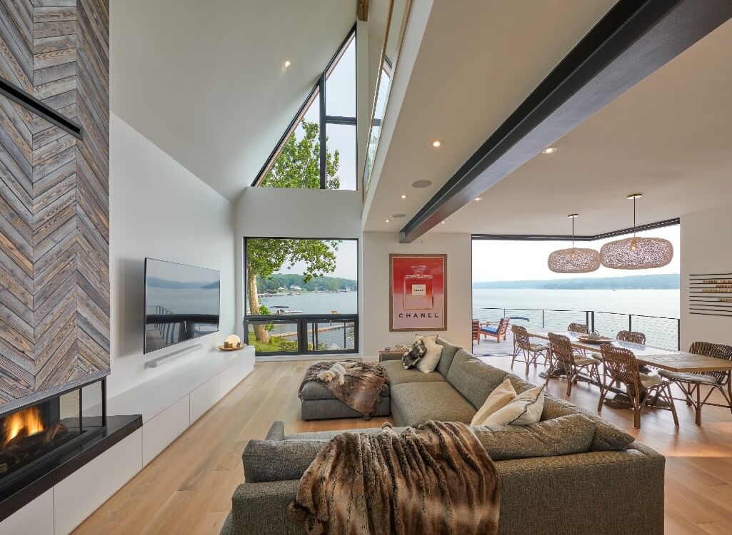 Great Room with Lake Views