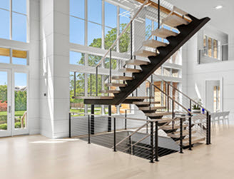 Westhampton, NY - Floating Stairs and Landing