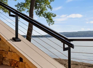 Custom handrail and cable railing