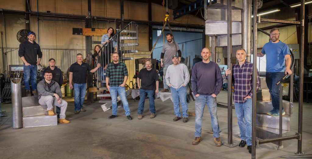 Keuka Studios Group Keuka Studios team of people with stair projects in the works